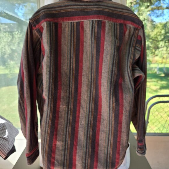 Vintage Private Property Flannel Button Up Shirt Size Large - Picture 6 of 11